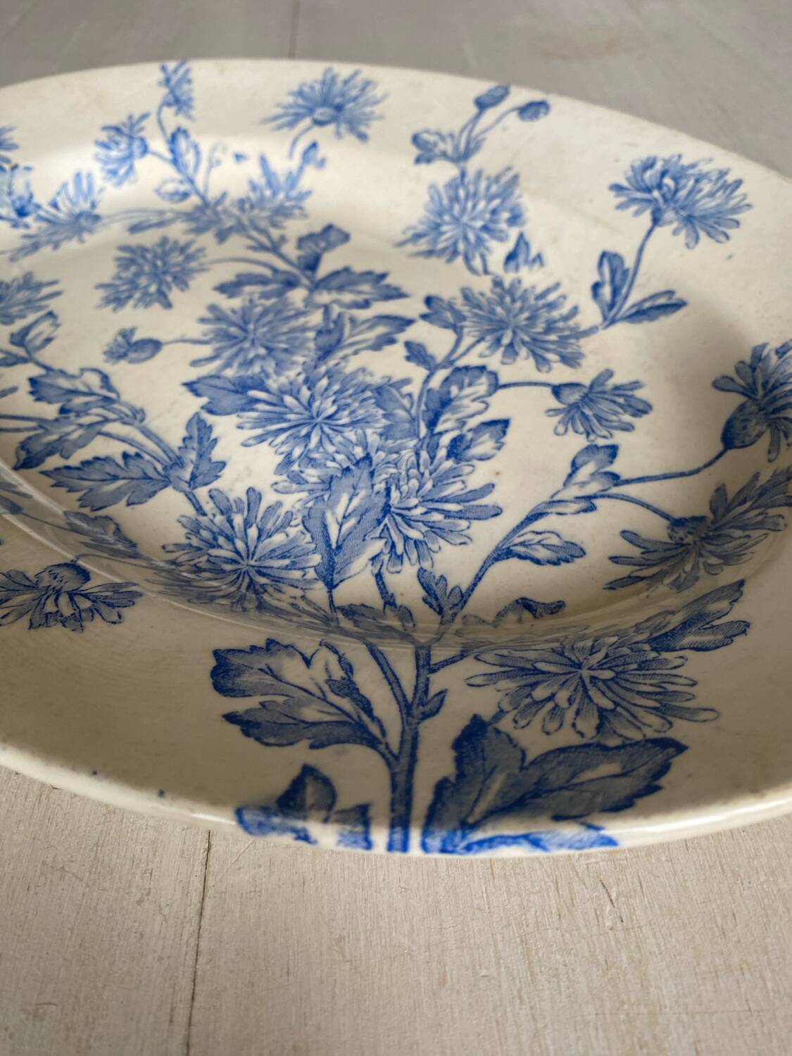 Longwy earthenware oval dish