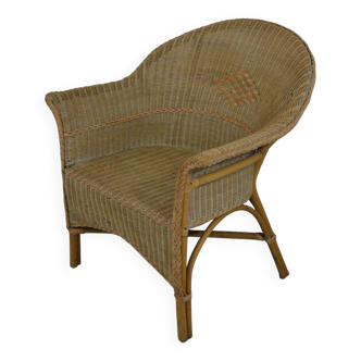 Rattan armchair