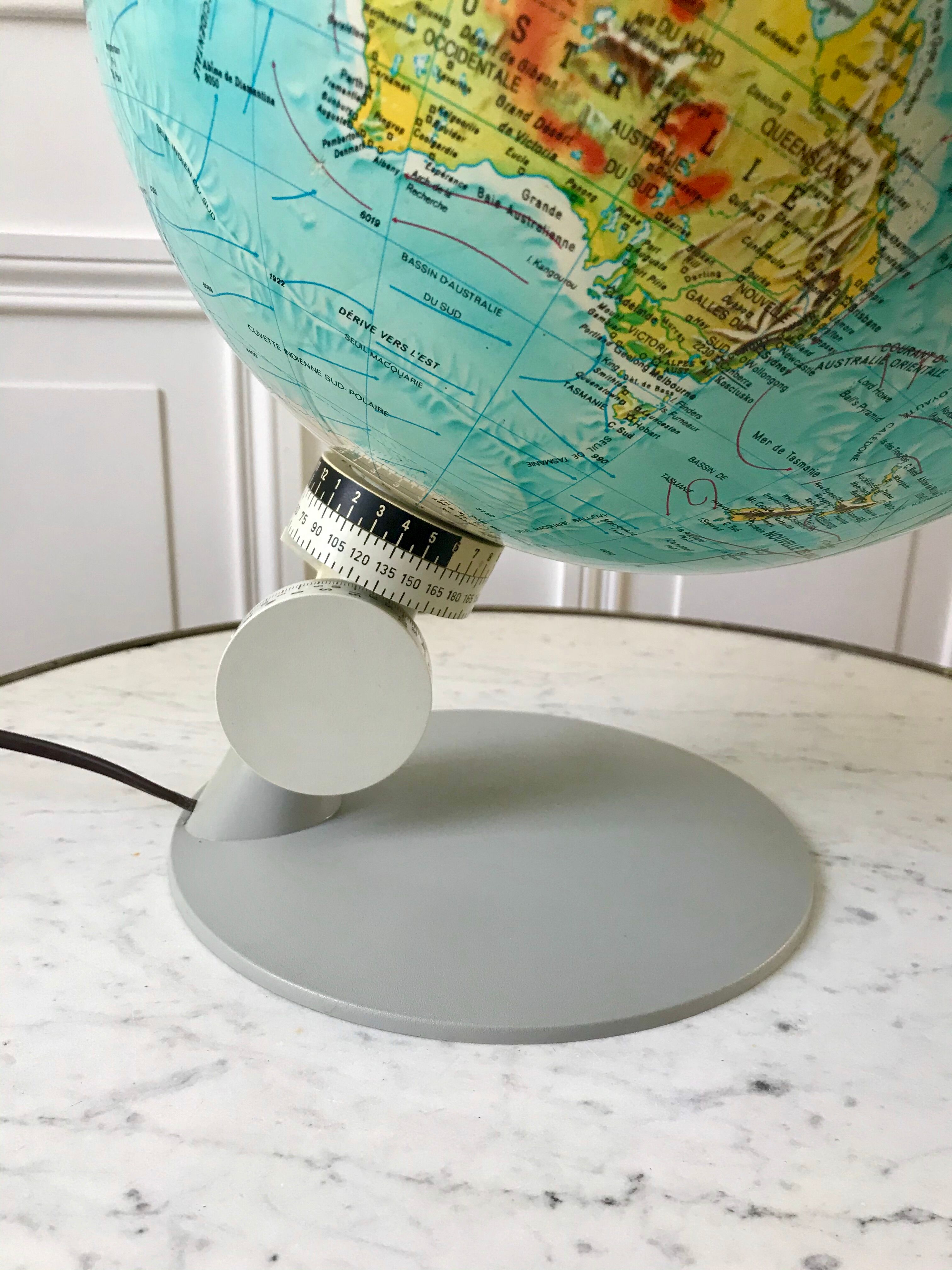 luminous globe Scandinavian design Made in Denmark 1976