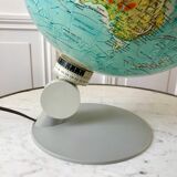 globe terrestre lumineux design scandinave Made in Denmark 1976