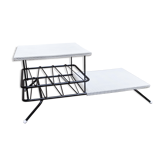 Table basse en métal perforé