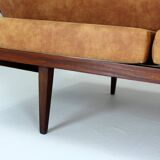 Restored Mid-Century Convertible Sofa from Opp Drevovyroba, 1970s