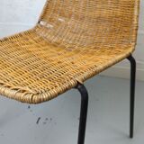 Pair of chairs Gian Franco Legler model Basket