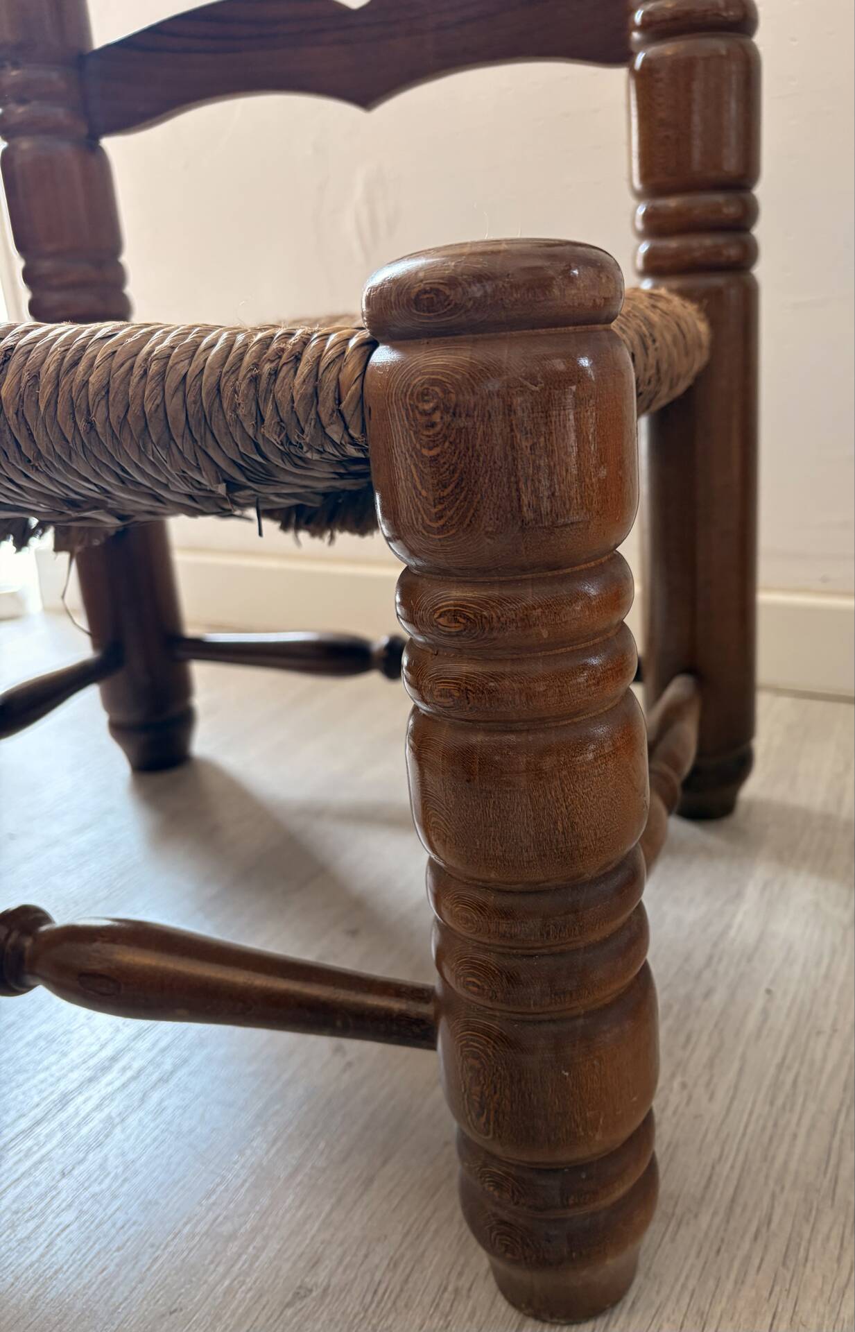 "Fire corner" chair attributed to Charles Dudouyt