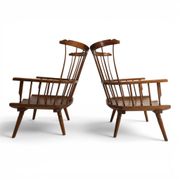 Paire de fauteuils lounge Windsor faits à la main, Angleterre, vers 1960