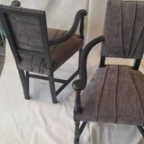 Pair of armchairs called Caquetoires