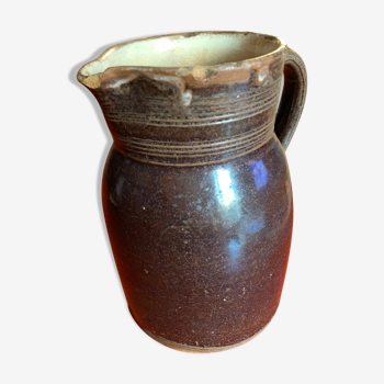 Brown pitcher in sandstone