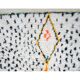 Colorful Berber carpet 252x132cm