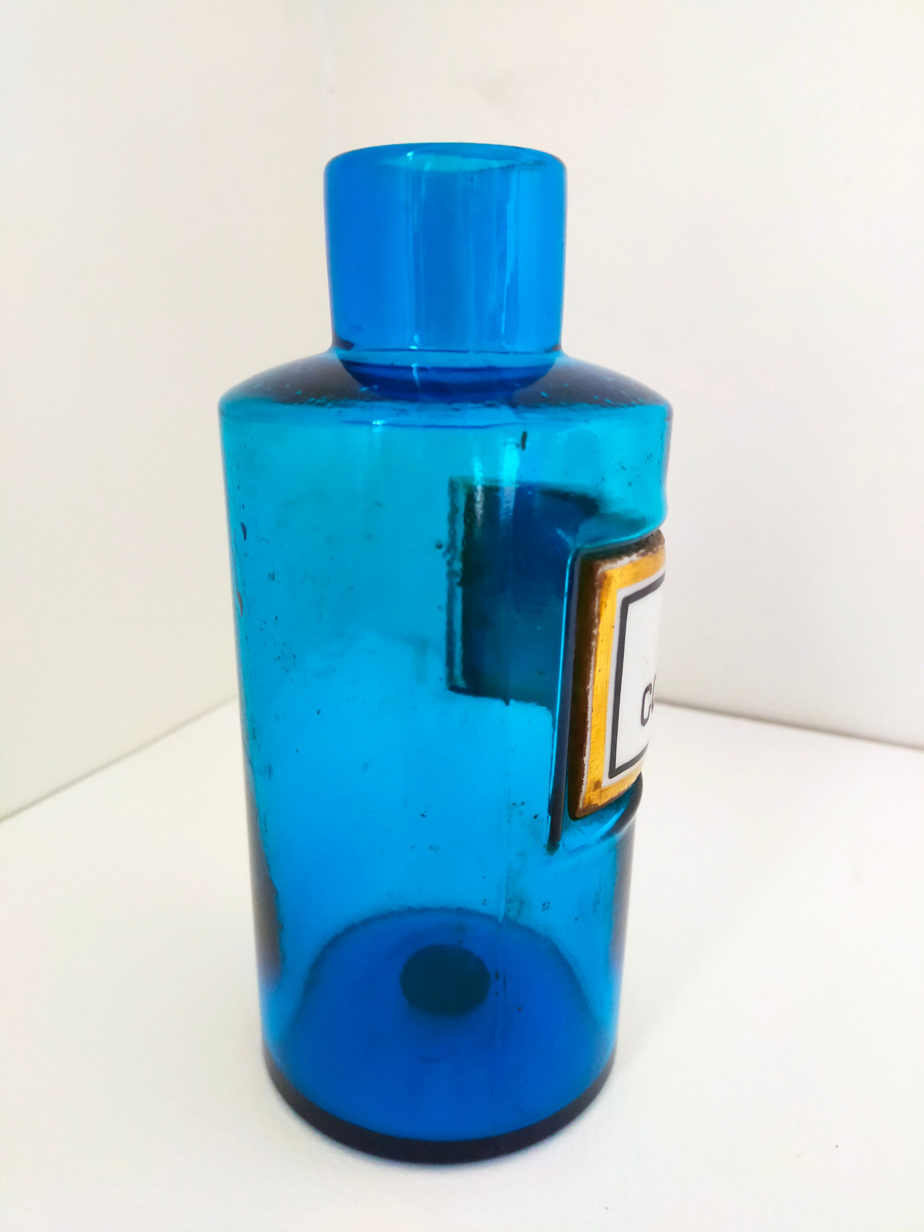 Blue pharmacy pot Tissier Paris Napoleon III