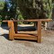 Old wooden desk