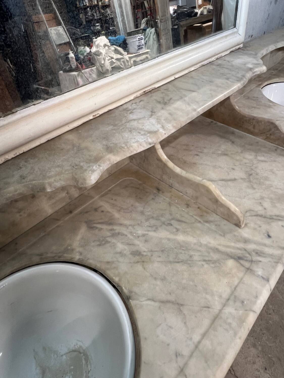 Antique hairdresser's-barber's furniture