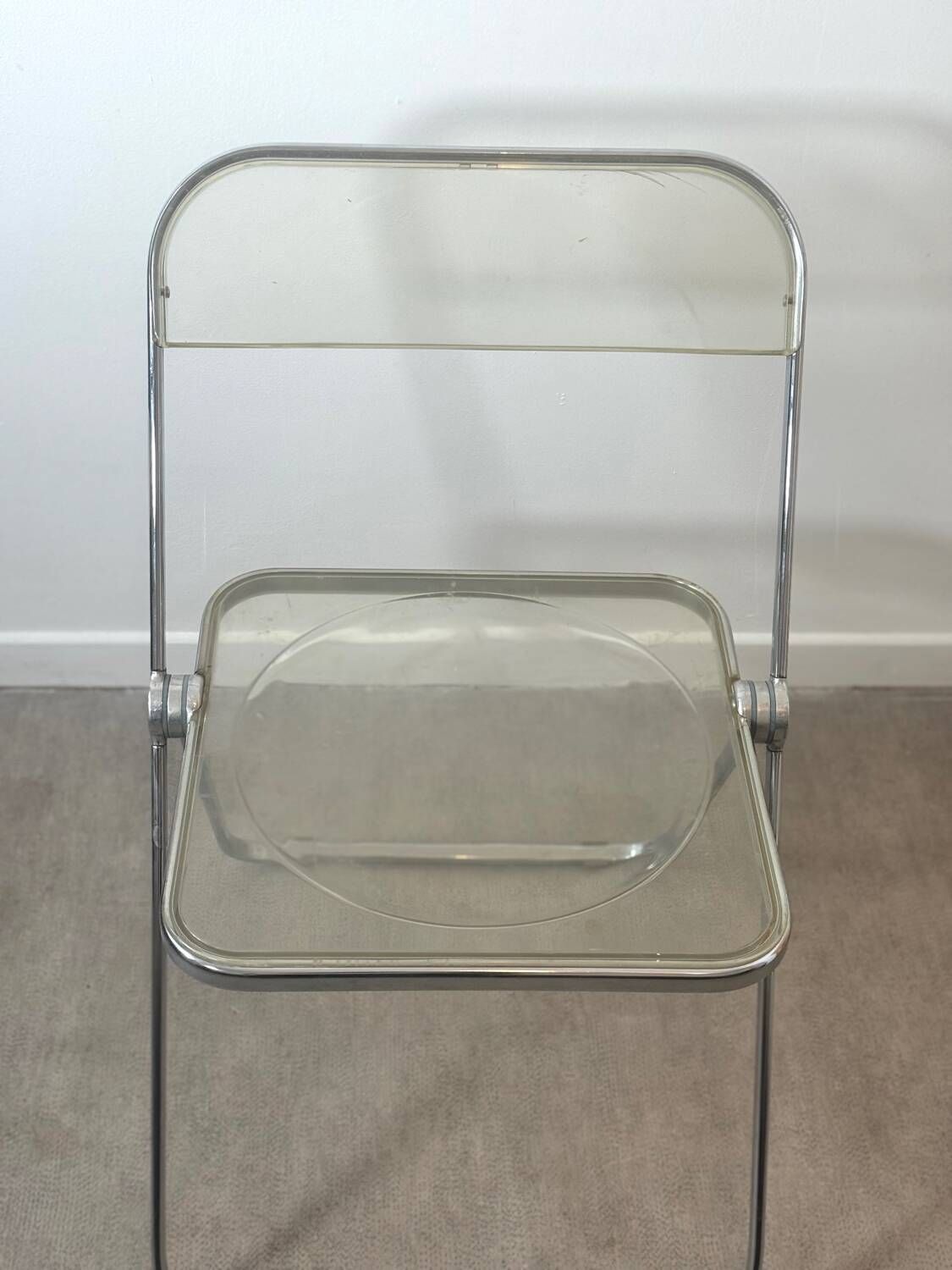 Chaise Plia Castelli transparente | Selency