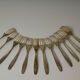 Menagere boulenger art deco metal argente with its 36-pieces screen