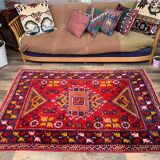 Tapis turc occidental vintage oriental 192x127 cm tapis moyen tribal