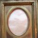 Nice old wall frame, carved wood, gilded with leaf, 17 cm x 15 cm, 4 available