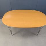 Superellipse Table by Bruno Mathsson and Piet Hein for Fritz Hansen