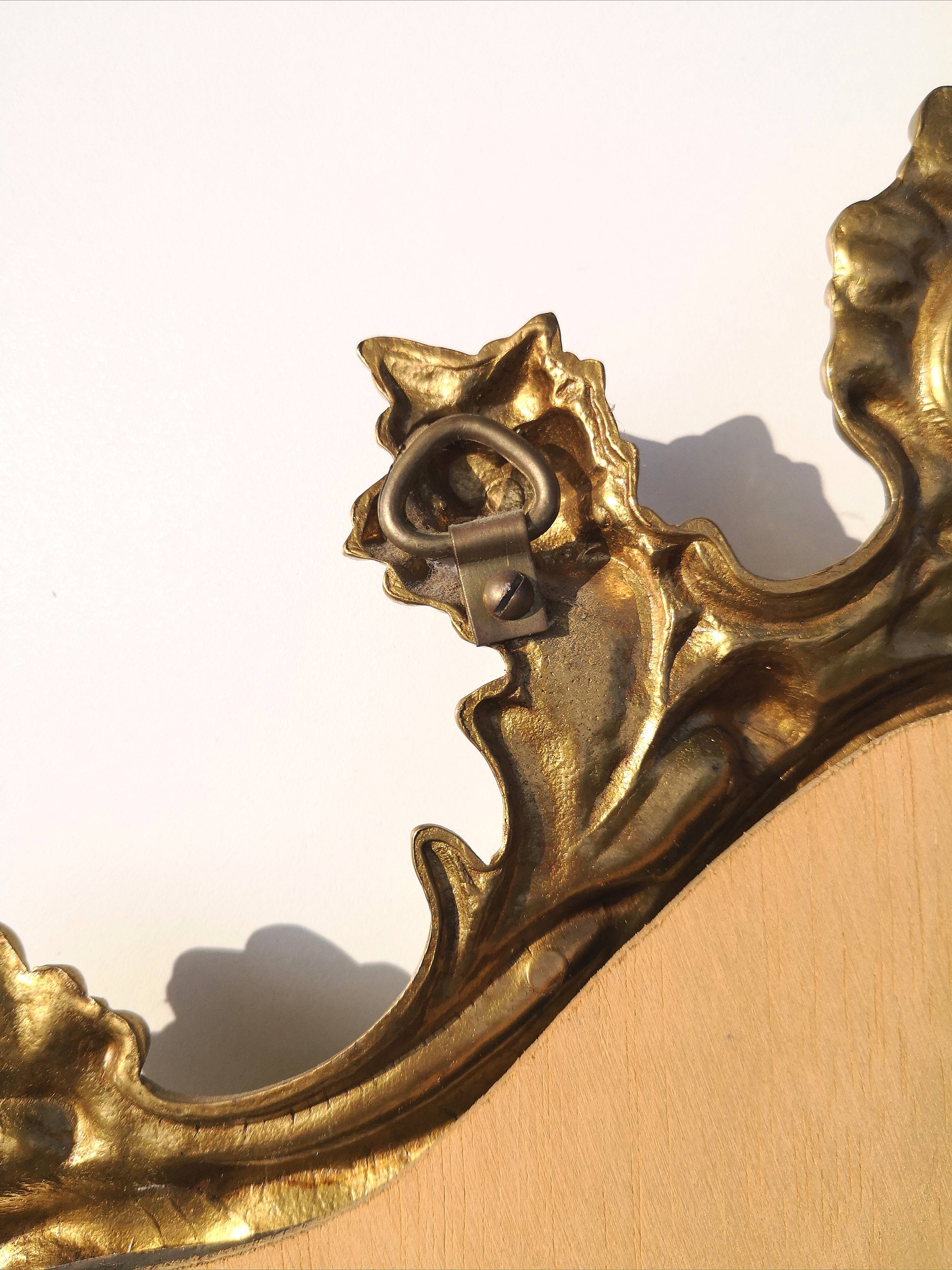 Golden bronze mirror- Louis XV style