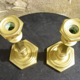 Pair of antique candle holders