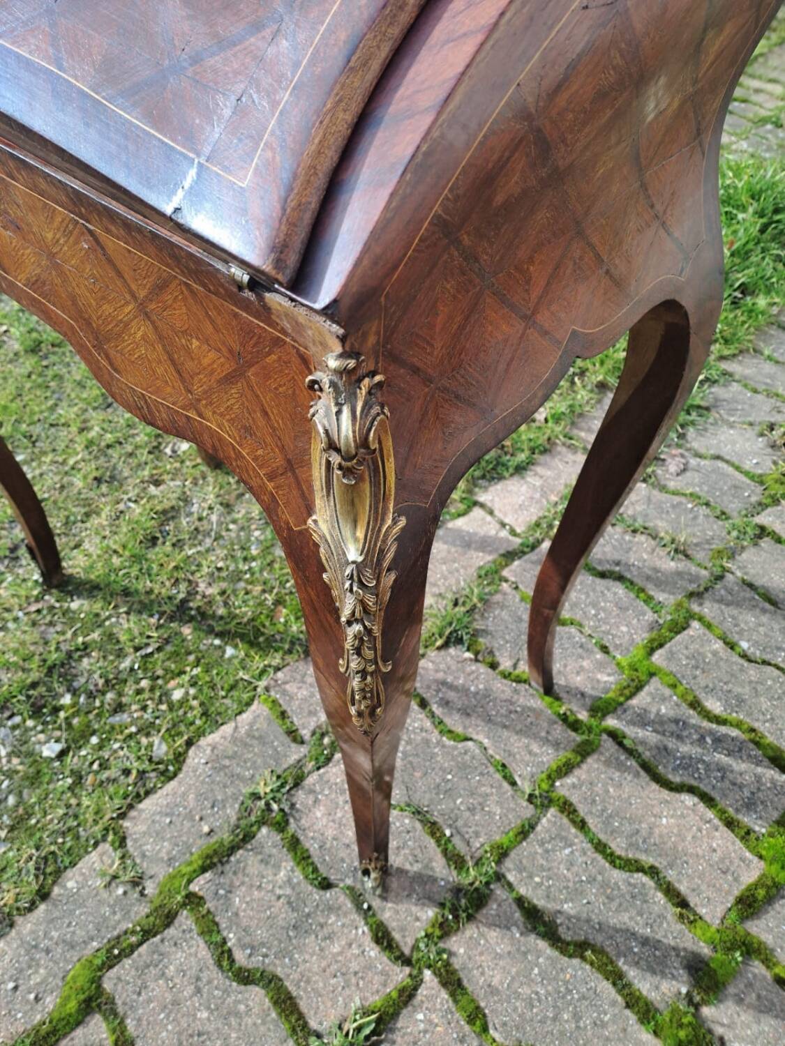 Marquetry writing desk