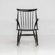 Rocking chair « IW3 » d'Illum Wikkelsø pour Niels Eilersen (Danemark, années 1950).