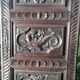 Carved wooden door