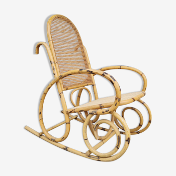 Rattan rocking chair