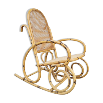 Rattan rocking chair