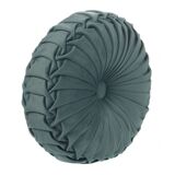 Coussin rond plissé