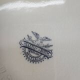 Set of 4 flat plates Terre de Fer Villeroy and Boch "Perlen"