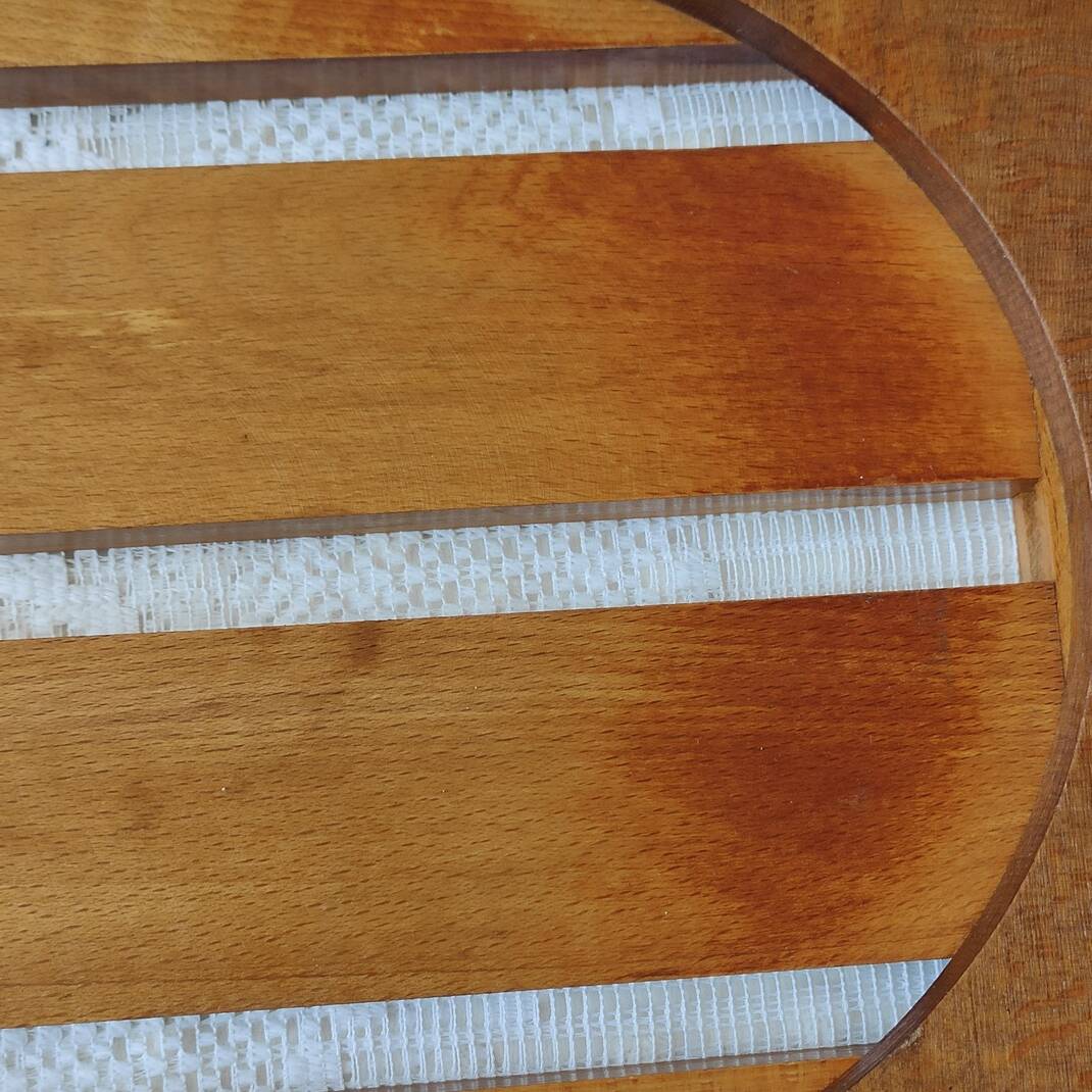 Art deco wooden tray