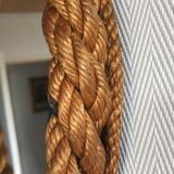 Vintage rope round mirror  32cm