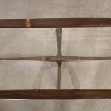 Exotic wood coffee table, Brazilian design from the 1960s (Scapinelli)