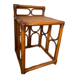 Rattan bedside table