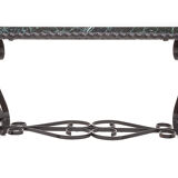 Wrought iron coffee table