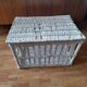 Bleached wicker trunk - toy chest