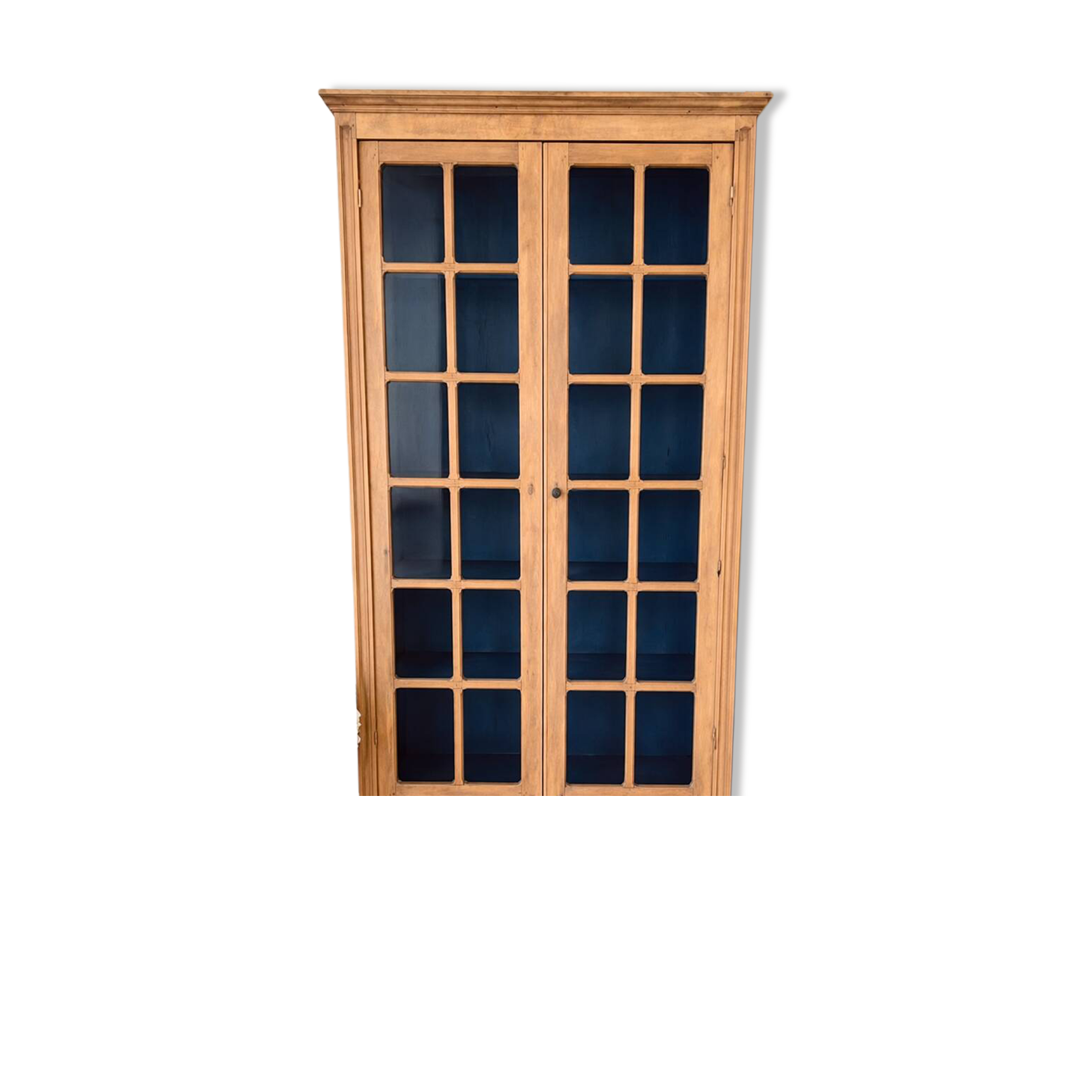 Renovated vintage display cabinet
