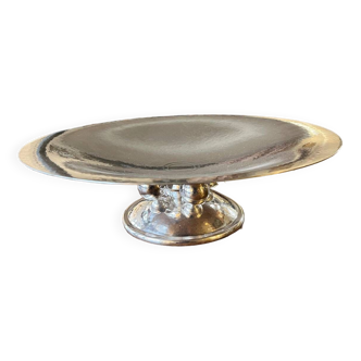 Silver metal bowl Luc Lanel