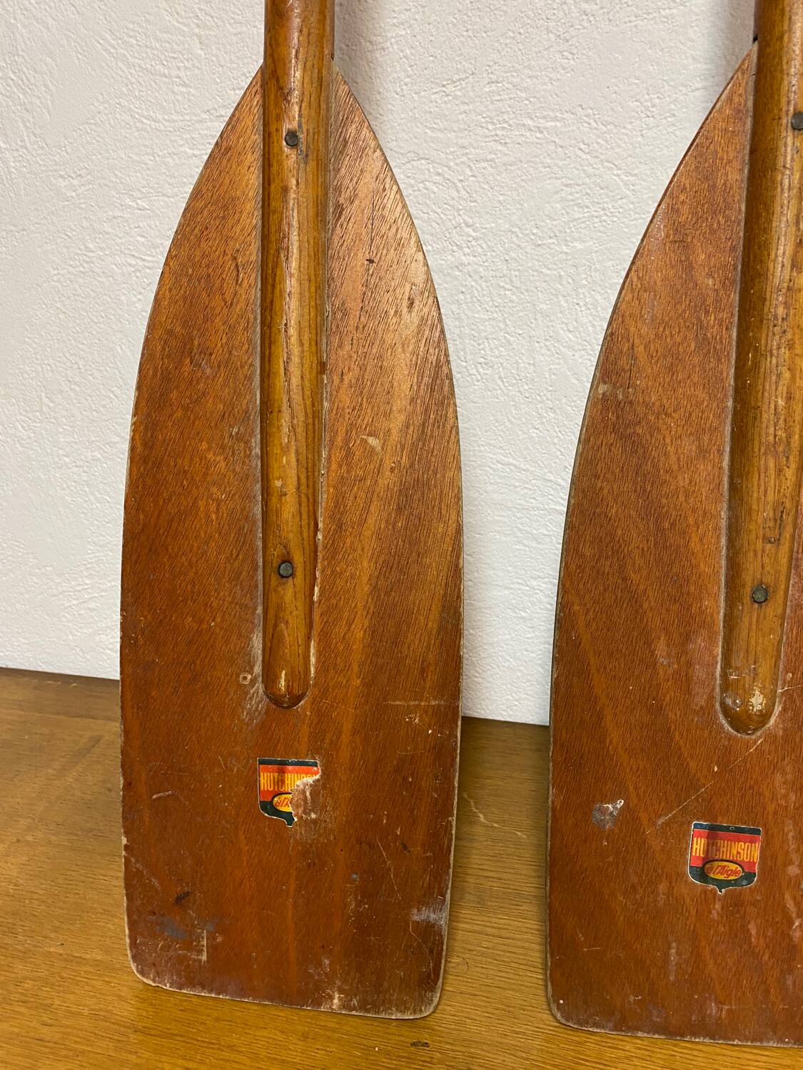 Pair of Hutchinson oars