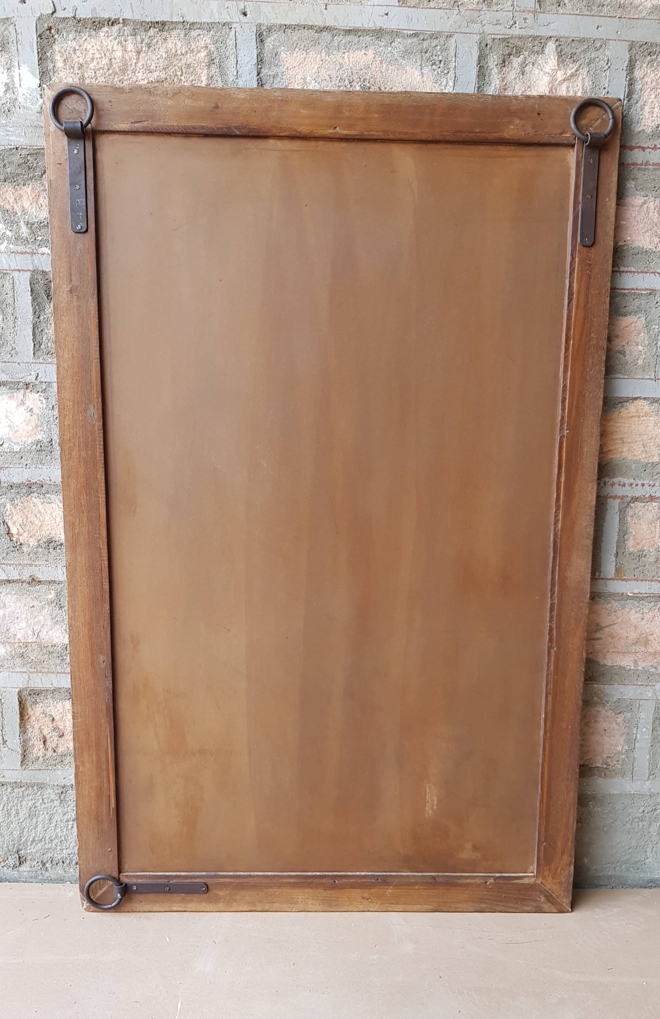 Ancient Burmese teak mirror