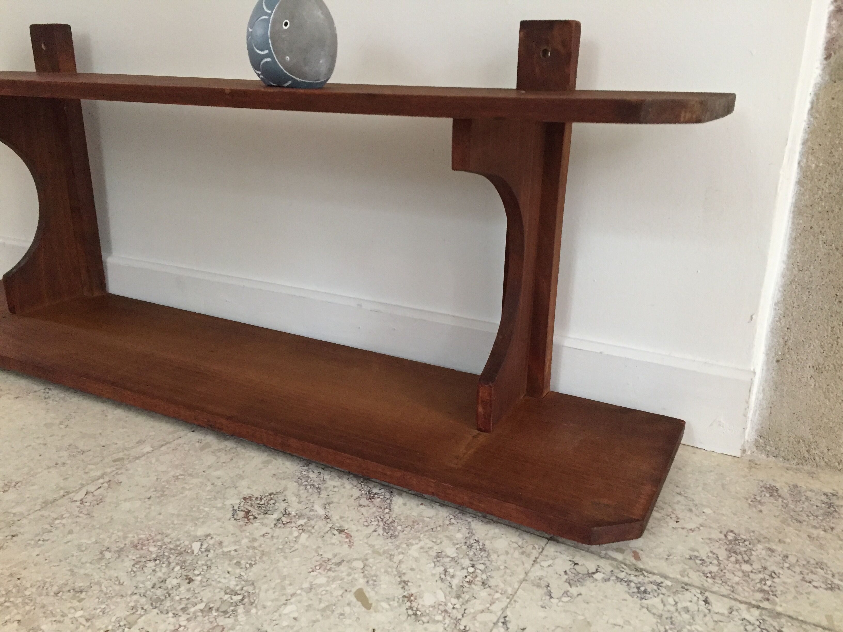 Vintage double shelf