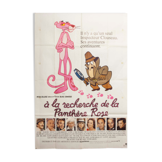 Affiche 120x160 "A la recherche de la panthère rose" 1982