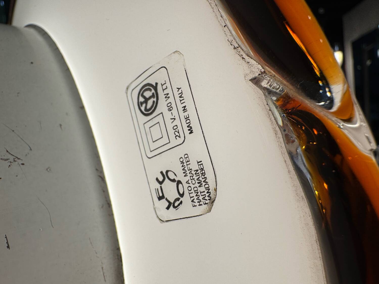 Pair of Leucos “Ronda” wall lights from the 70s