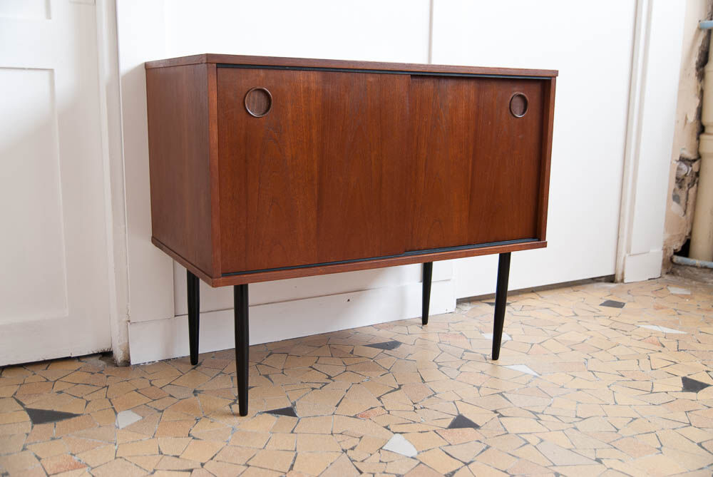 Scandinavian teak storage