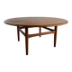 Vintage Danish round coffee table – in the style of Johannes Andersen
