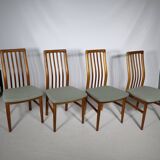 Danish Design teak dining chairs Kai Kristiansen, Set of 4