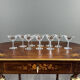 Service of 54 crystal glasses from Saint Louis, Cerdagne model, 20th century.