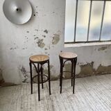 High cane bistro stools