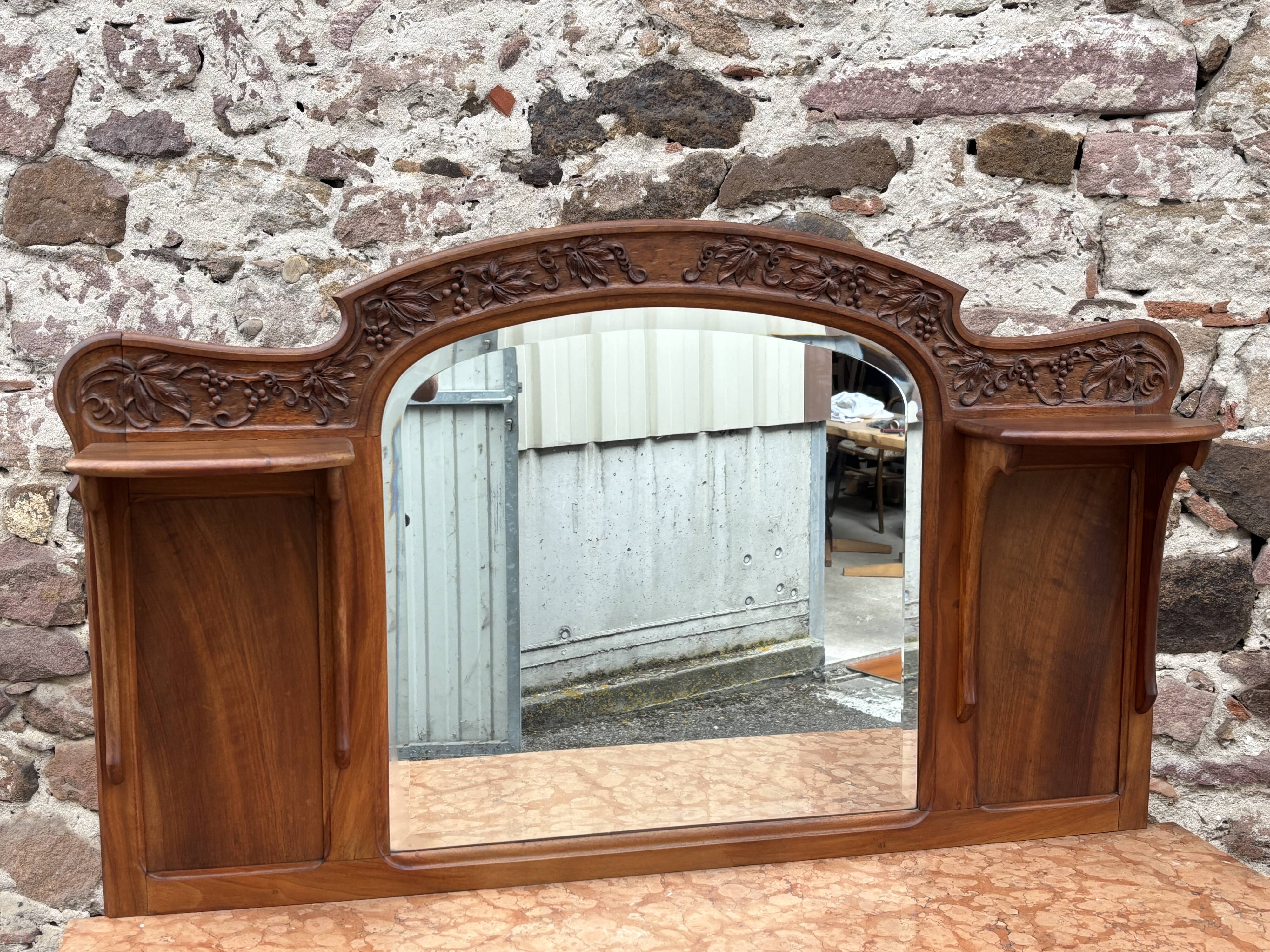 Art Nouveau Walnut Buffet 1910