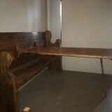 Savoyard bench with removable table