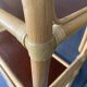 Vintage 1970s rattan bookshelf